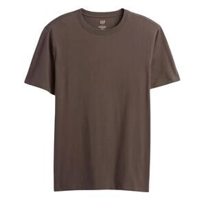 Gap Men's Large Brown Everyday Soft Short Sleeve Crew Neck Cotton T-Shirt
